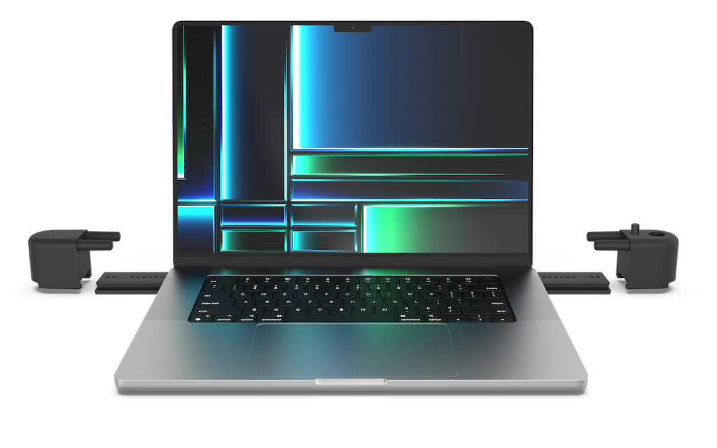 InVue'的笔记本电脑安全，安装了Laptop Lock来保护MacBook Pro