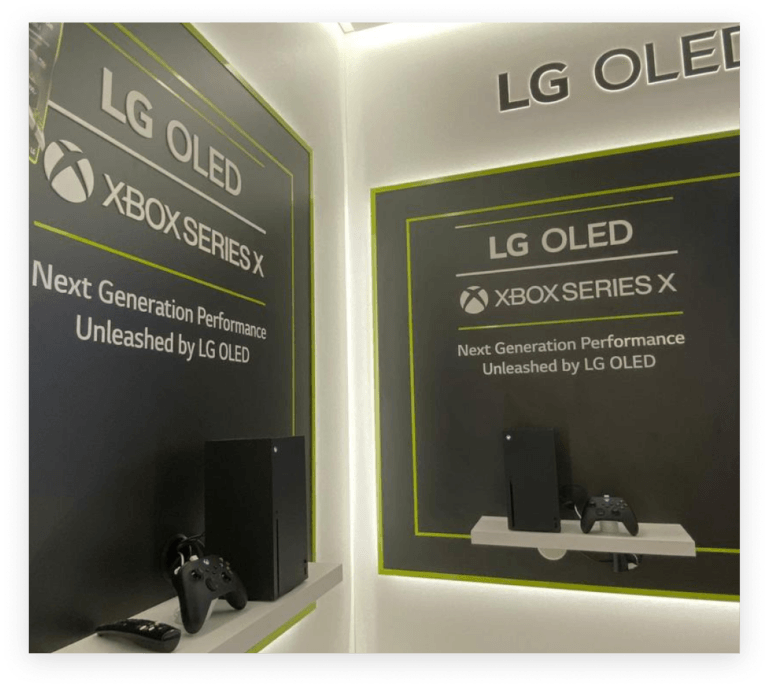 LG OLED XBox 显示屏解决方案