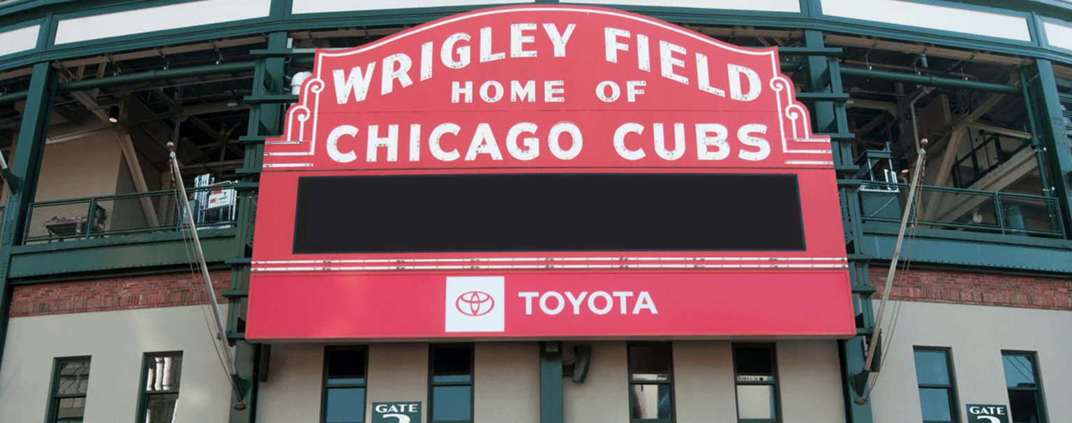 芝加哥小熊队 Wrigley Field 标志