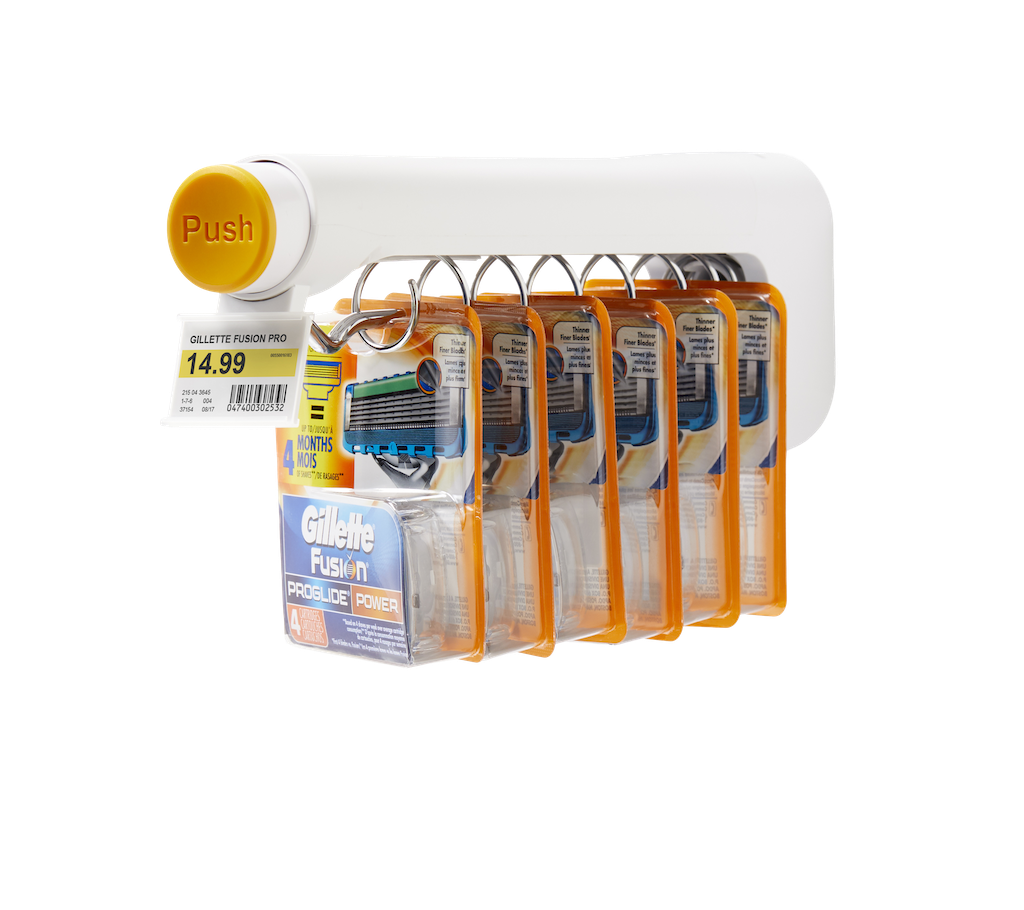 T1000 用于悬挂商品的自助式延时分配器